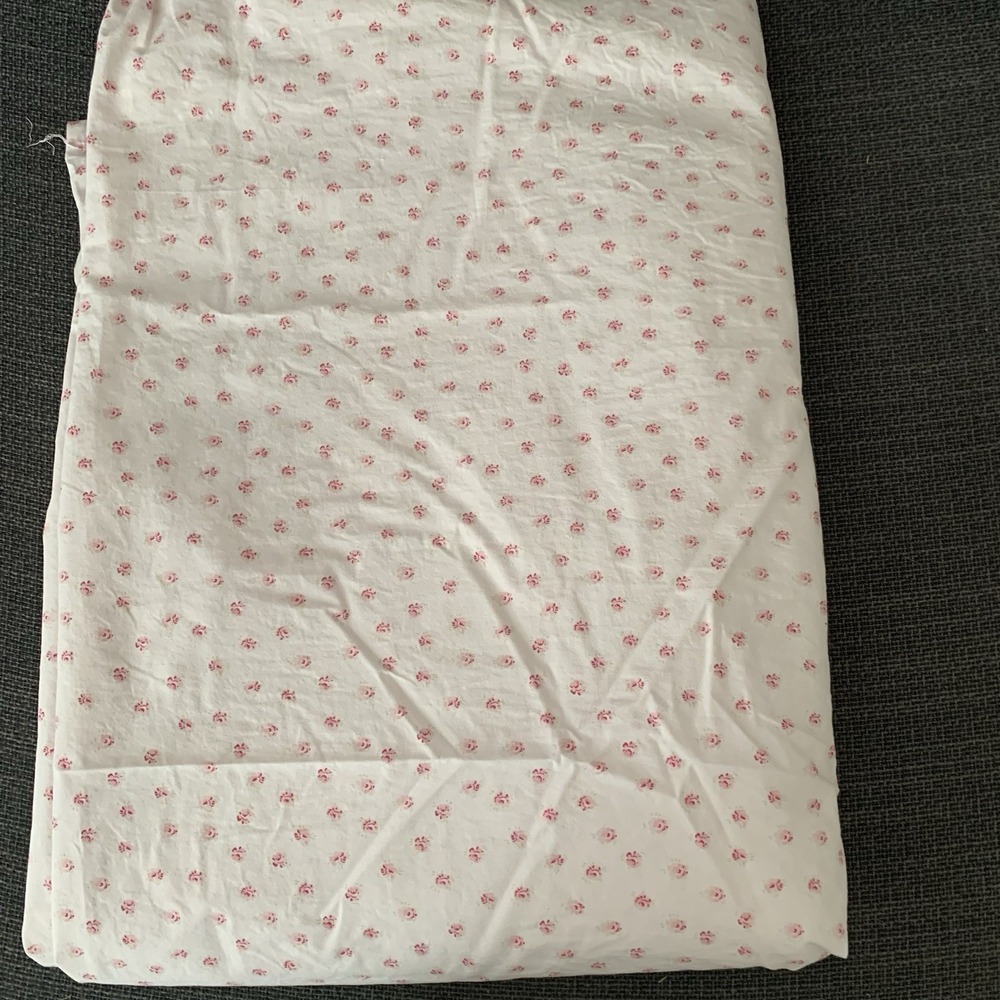 Rachel Ashwell Simply Shabby Chic Pink Rosebud Mon Amie Fitted & Flat sheet Twin - Picture 2 of 8